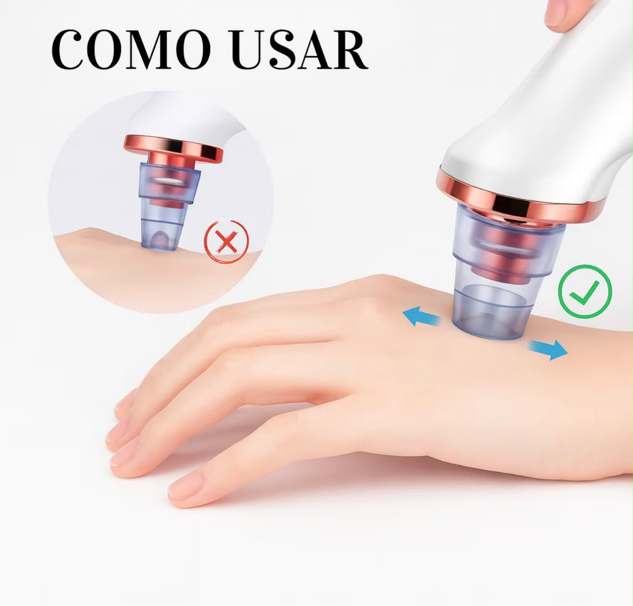 Removedor De Cravos E Espinhas Cleaning USB Recarregável Portátil