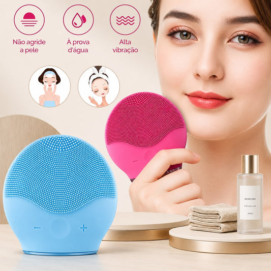 Esponja Elétrica Limpeza Facial Massagem Para Skincare